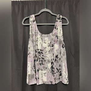 NEW Alex Evenings Icy Orchids Sleeveless Dress Blouse Size 2X